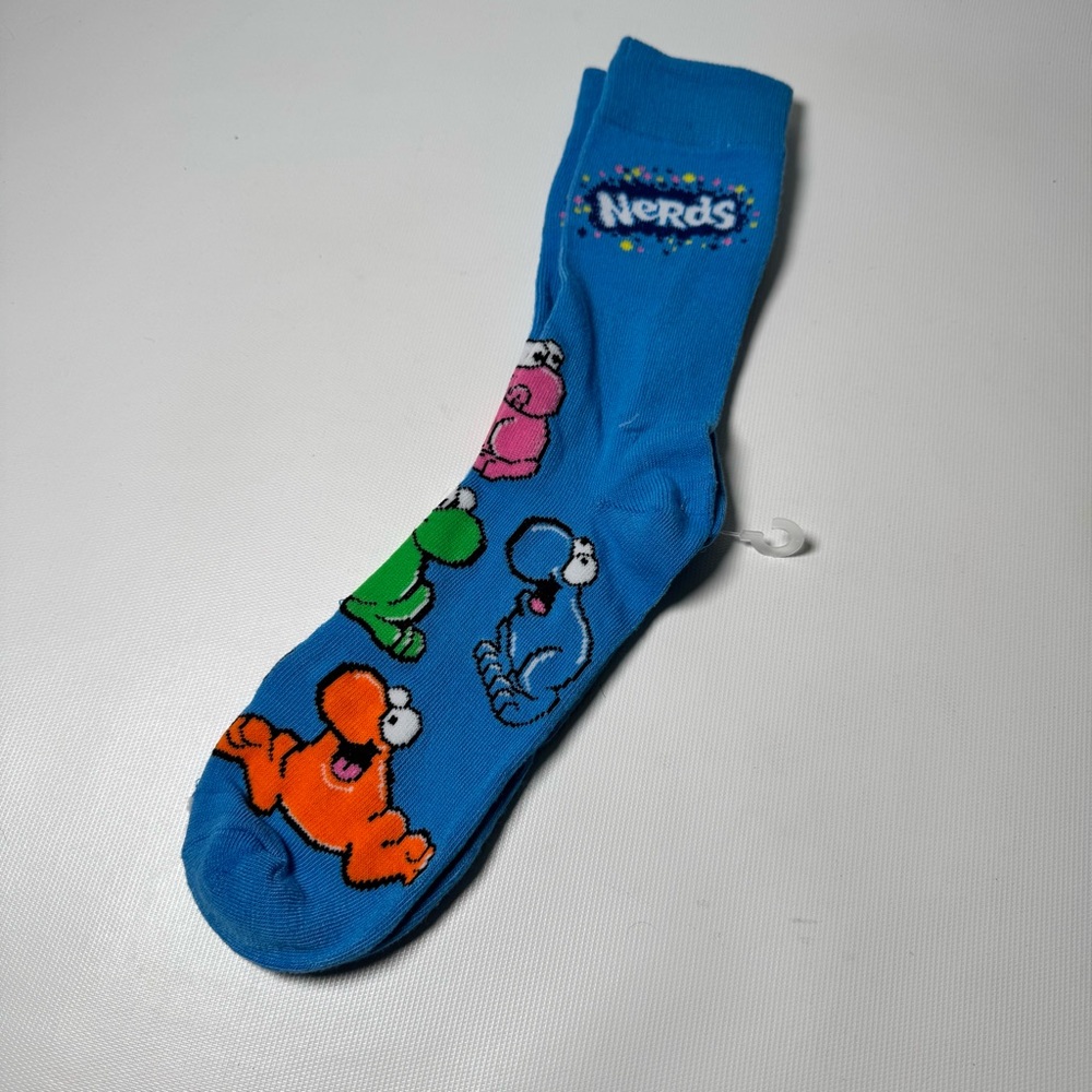 NWOT Nerds Unisex Crew Socks - O/S